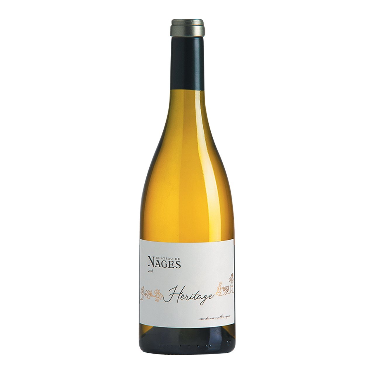 Chateau de Nages Heritage White Vieilles Vignes AOC Costières de Nîmes Frankrijk BIO