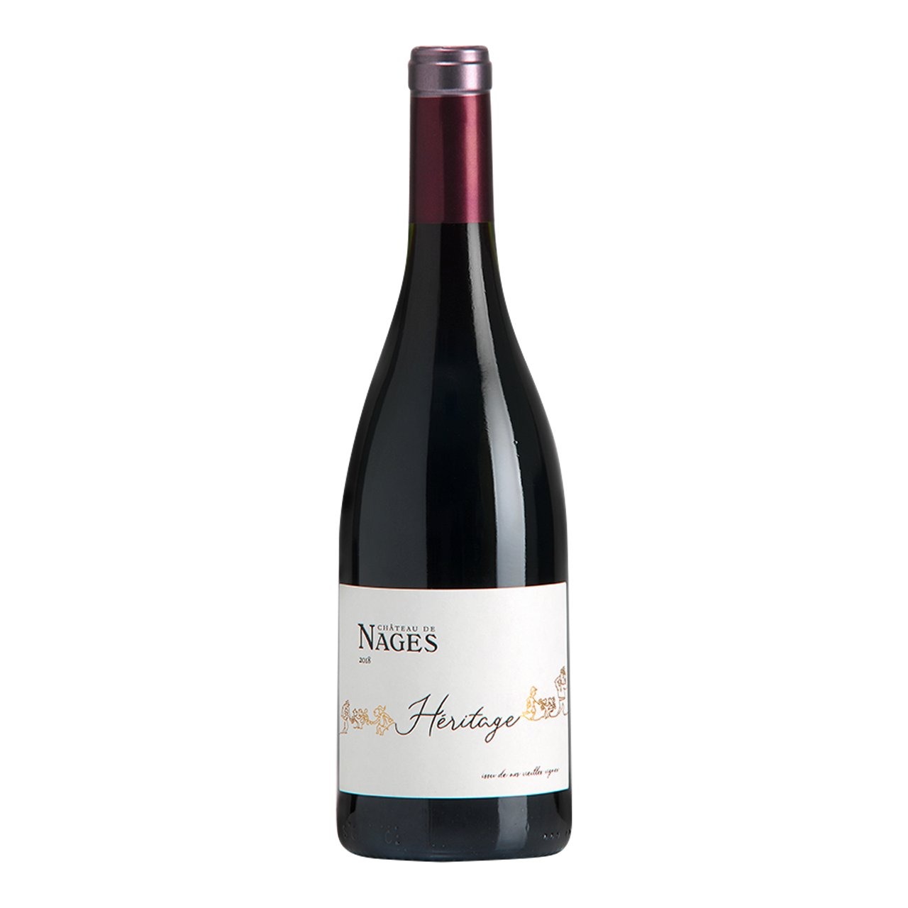 Chateau de Nages Heritage rode blend AOC Costières de Nîmes Frankrijk BIO