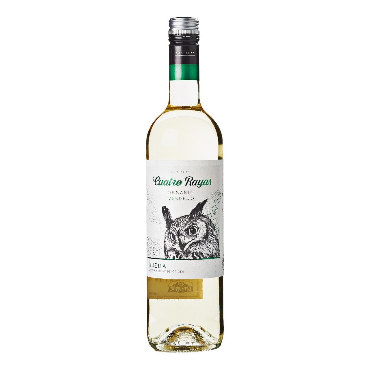 Cuatro Rayas Verdejo Organic Rueda Spanje Bio - Vegan