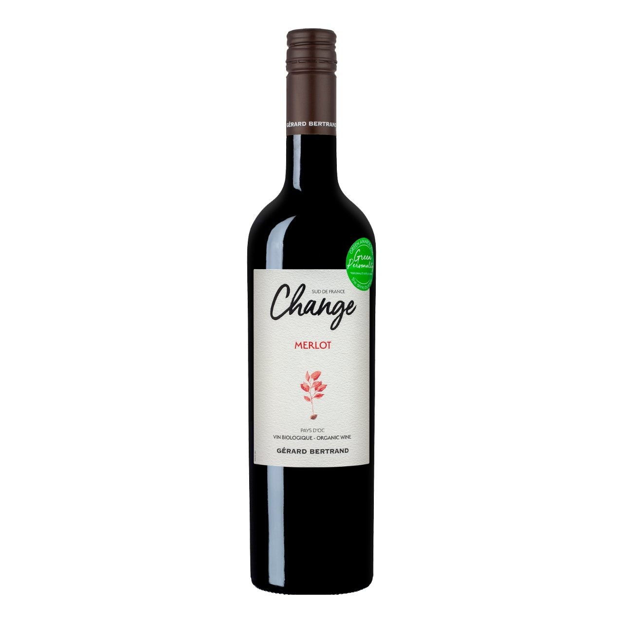 Gerard Bertrand Change merlot IGP Pays D'OC Frankrijk BIO