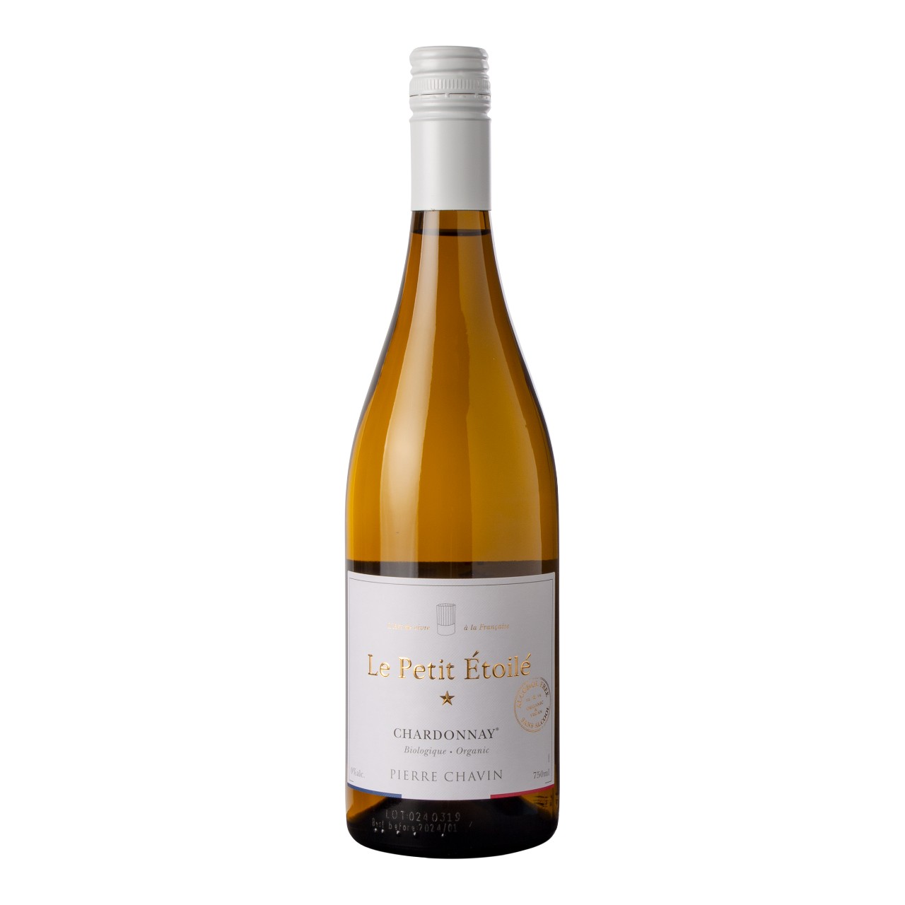 Pierre Chavin Le Petit Étoile chardonnay Alsace Frankrijk alcoholvrij BIO