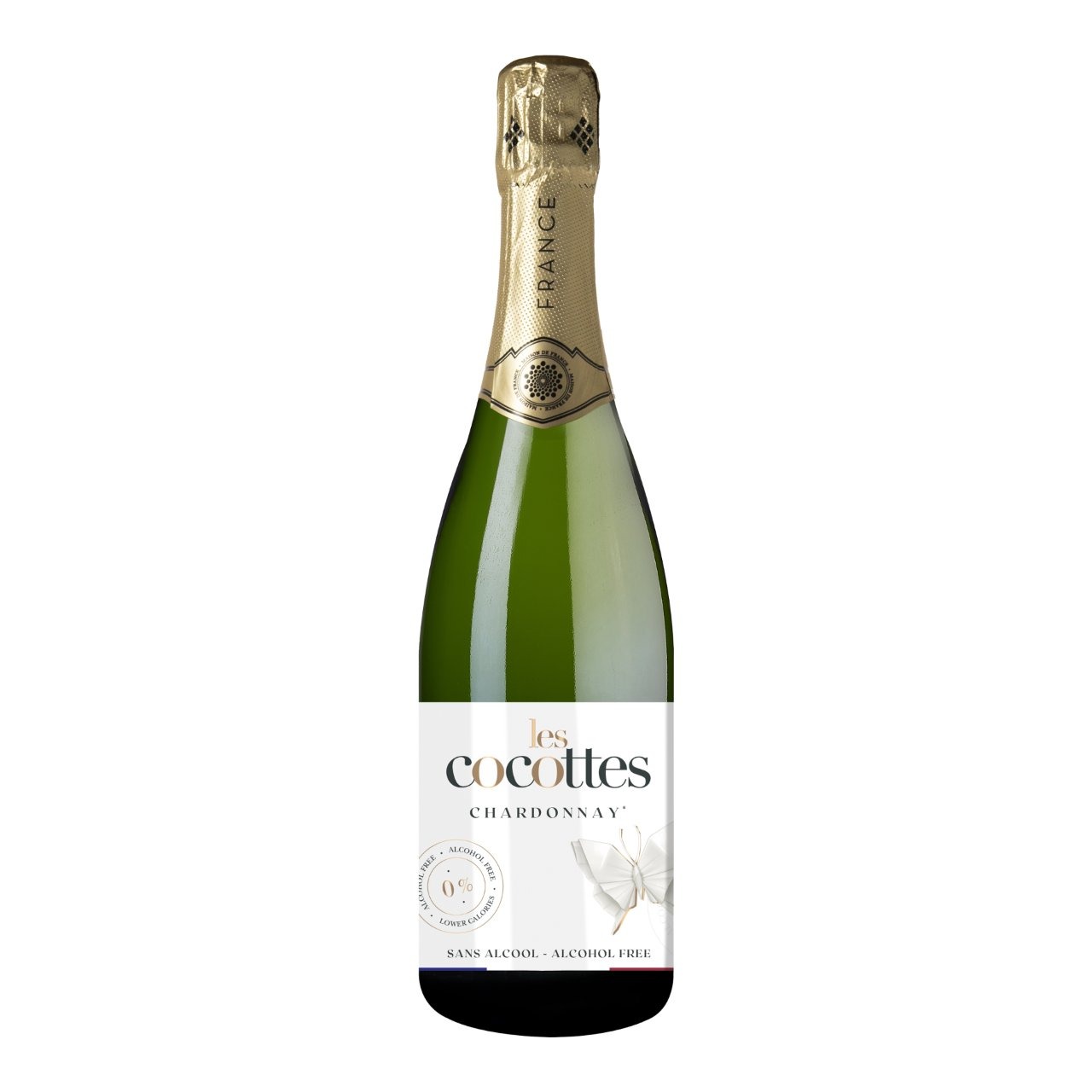 Les Cocottes chardonnay Sparkling Pays d'Oc Frankrijk 0% BIO