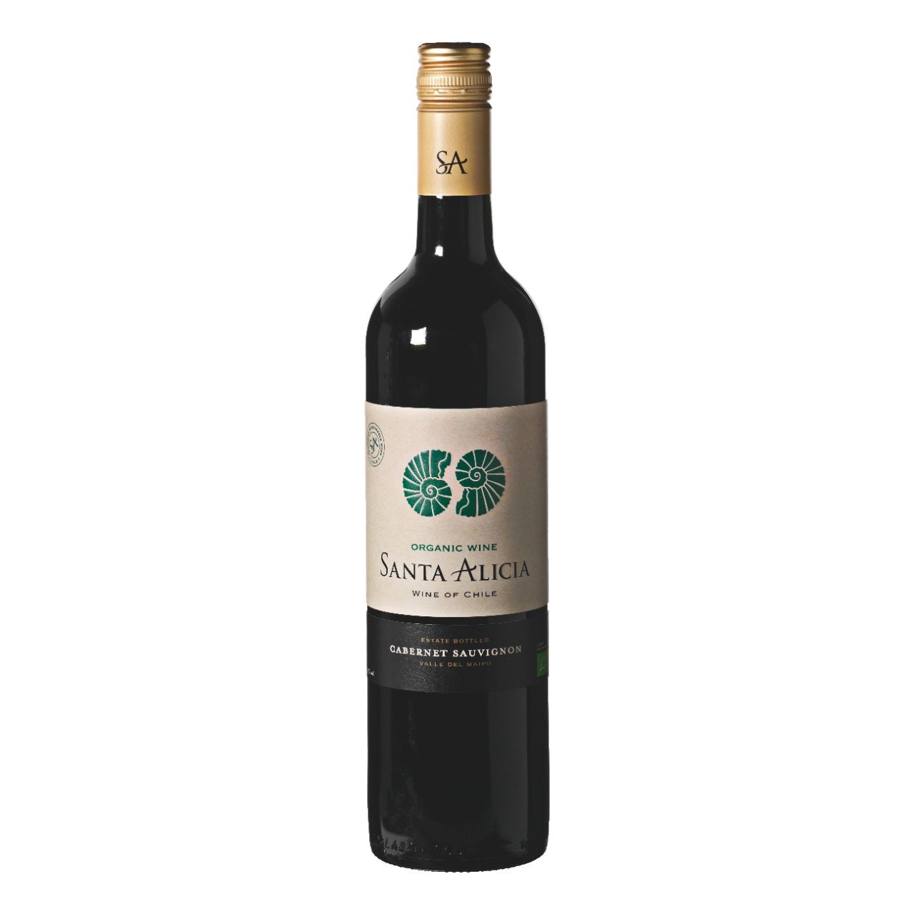 Santa Alicia Organic cabernet sauvignon Maipo Valley Chili BIO
