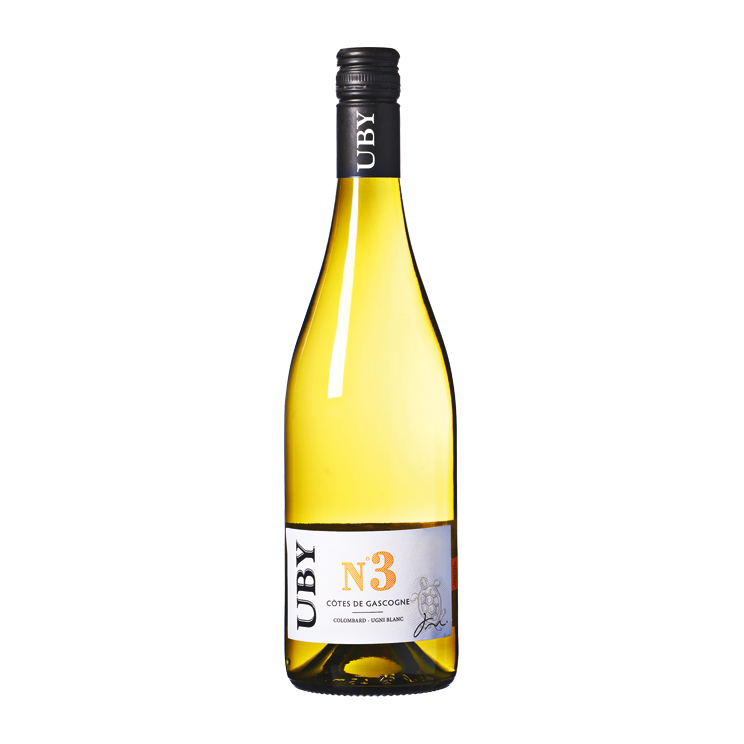 Domaine Uby nr. 3 Colombard Ugni Blanc Côtes de Gascogne Frankrijk