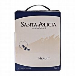 Santa Alicia merlot Central Valley Chili Bag in Box