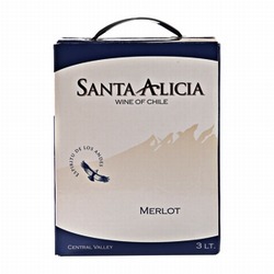 Santa Alicia merlot Central Valley Chili Bag in Box