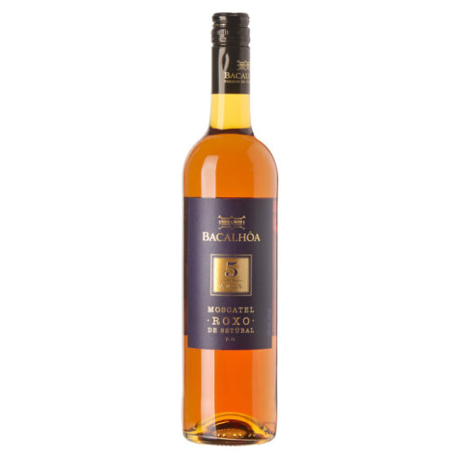 Vinhos Bacalhôa moscatel roxo Península de Setúbal 5 Anos Portugal. Schenk deze zoete dessert wijn bij Crème brûlée, notentaart of pralines.