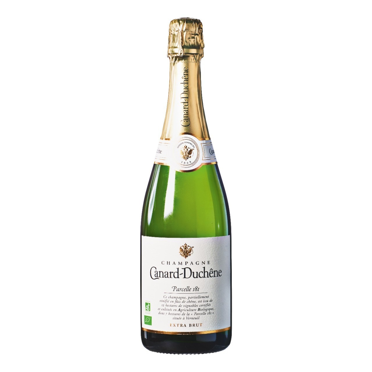 Champagne Canard Duchêne Parcelle 181 Brut Frankrijk BIO