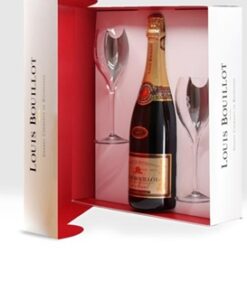 LOUIS BOUILLOT + 2 GLAZEN 75CL