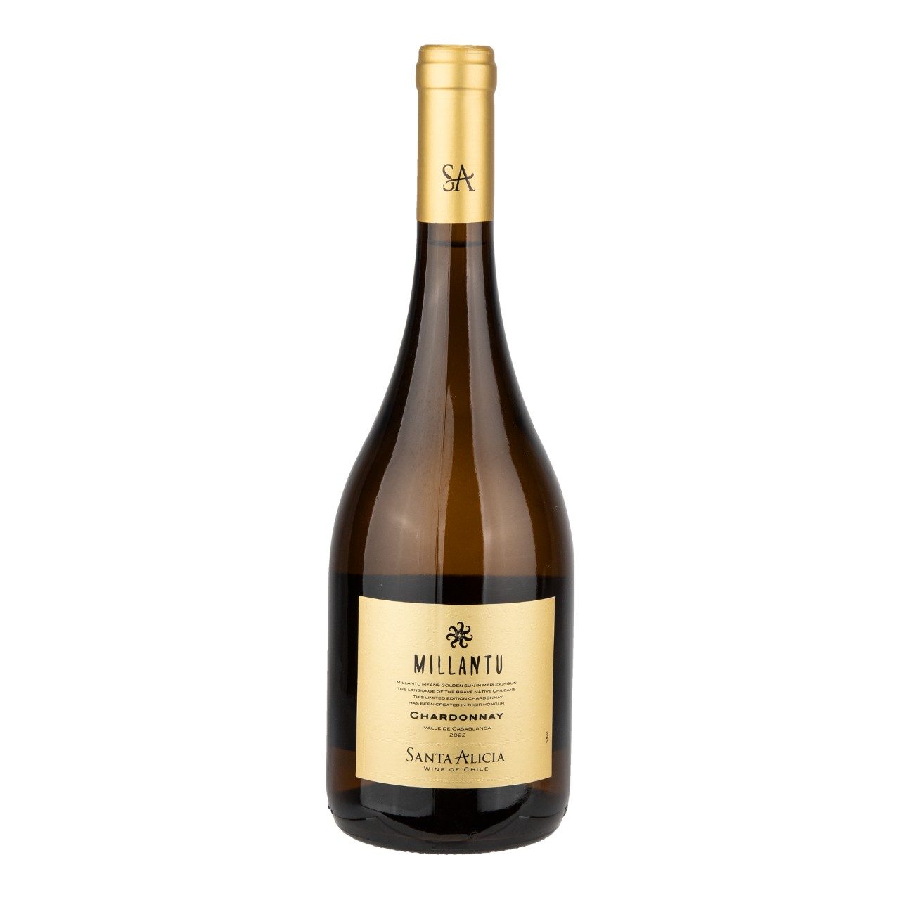 Santa Alicia Millantu chardonnay Maipo Valley Chili