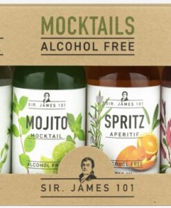 NIEUW! SIR. JAMES 101 GIFTSET 4 X 25CL alcoholvrij