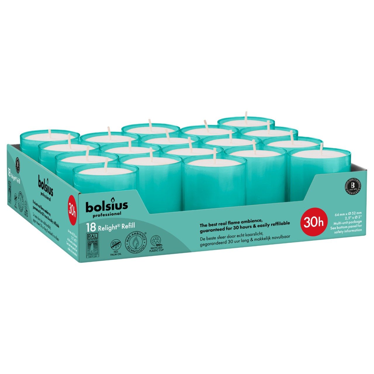 Relight® Refill Refills Aqua tray18 stuks