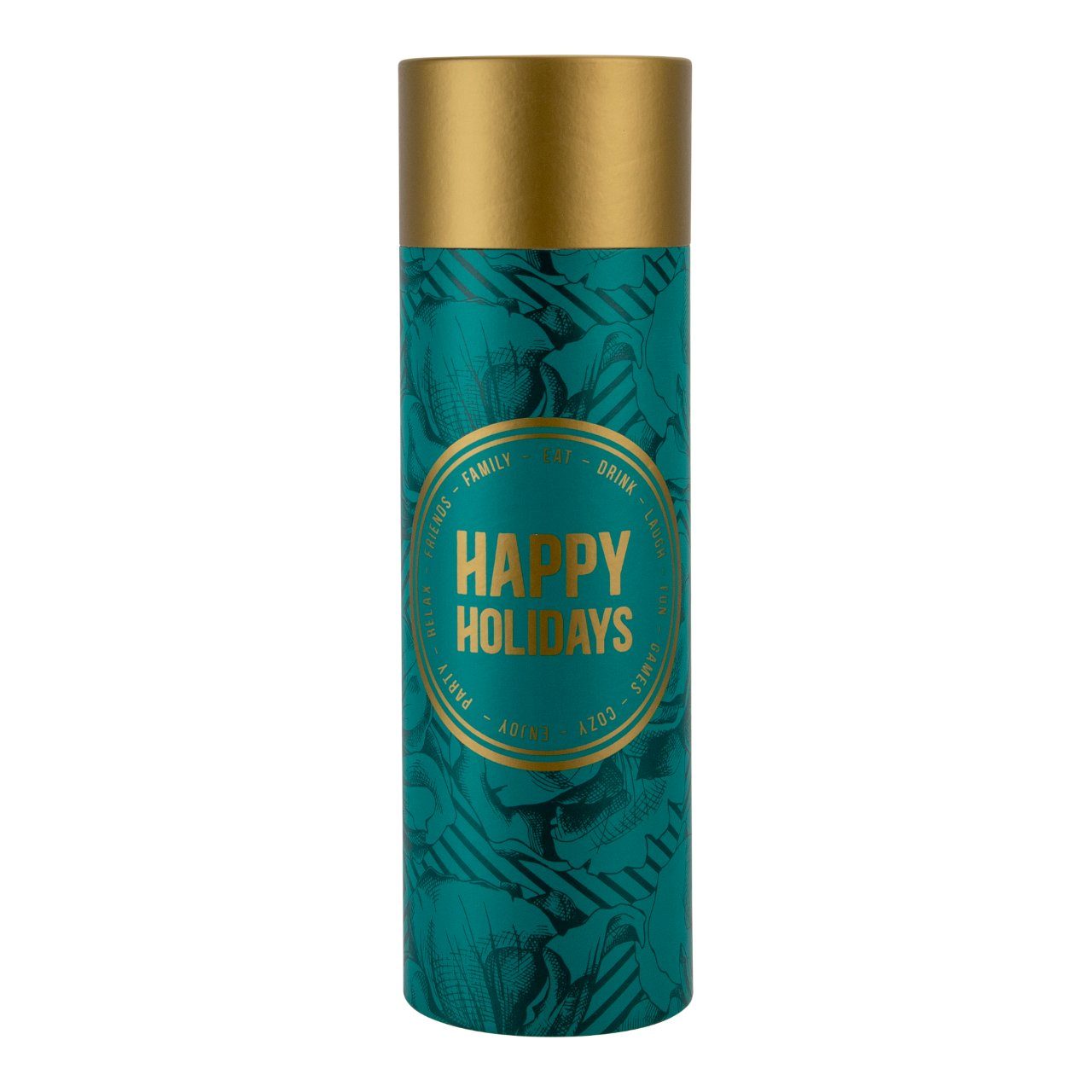 Wijncilinder blauw-goud-